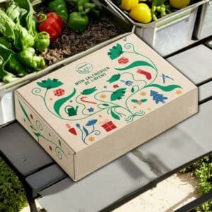 coffret jardinage Calendrier de l'Avent permacool 2024 graines jardin fleurs graines graines bio; outils; accessoires..
