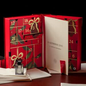 coffret luxe calendrier de l'avent l'artisan parfumeur 2024 parfums; bougie; savon