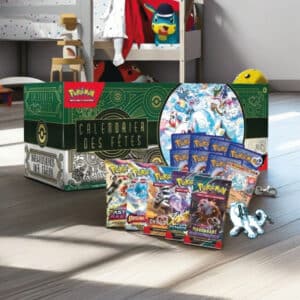 contenu complet du Calendrier de l'Avent Pokemon TCG 2024 avec cartes et accessoires