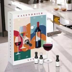 coffret vins adulte calendrier de l'avent vin 2024 avec 24 bouteilles vins blanc et rouge