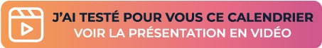 Video présentation j'ai testé calendrier de l'Avent 2024