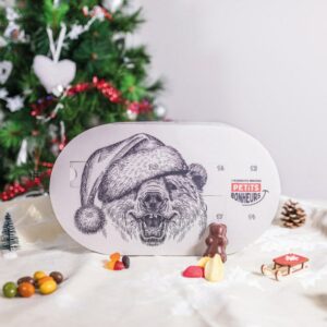 coffret Petits bonheurs; calendrier de l'avent chocolat et friandises Thierry Court 24 gourmandises sucrées