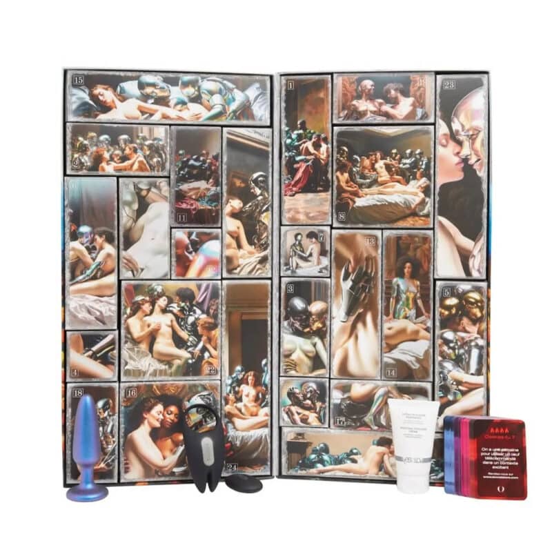 coffret illustré Calendrier de l'avent Dorcel 2024 avec Sextoy erotique adulte