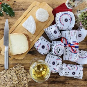 calendrier de l'avent fromage artisanal dominique bouchait 2024 contenant 24 fromages
