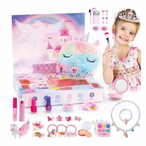 calendrier de l'avent pour fille 2023 avec surprises maquillage; beauté et accessoires sur thème licorne