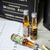 Calendrier de l'avent 24 days of Rum 2024 edition black avec 24 Rhum alcool adulte avec 2 verres dégustation