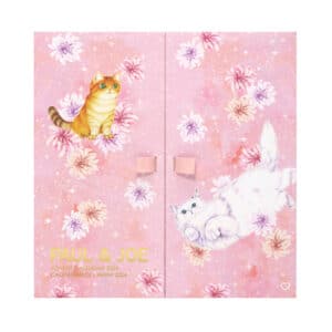 coffret beauté calendrier de l'avent paul and joe 2024 contenant 24 produits maquillage soins visage et accessoires avec des chats