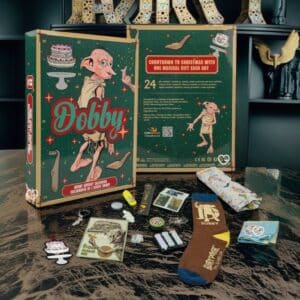Calendrier de l'avent dobby 2024 licence cinereplicas composé de 24 surprises thème harry potter