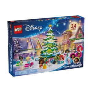 Calendrier de l'Avent Lego Disney 2024 (43253) pour enfant avec personnage princesse et chateau à construire