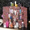 contenu complet Calendrier de l'Avent beauté space nk 2024 ouvert avec 1380 euros de produits multimarque - maquillage, soins