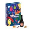coffret gourmand calendrier de l'avent apéro 2024 avec des produits artisanaux saucissons, terrines, bières,