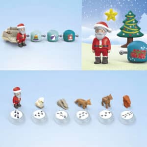 calendrier de l'avent Playmobil Junior 70297 avec figurines et animaux pour enfant à partir de 1 ans