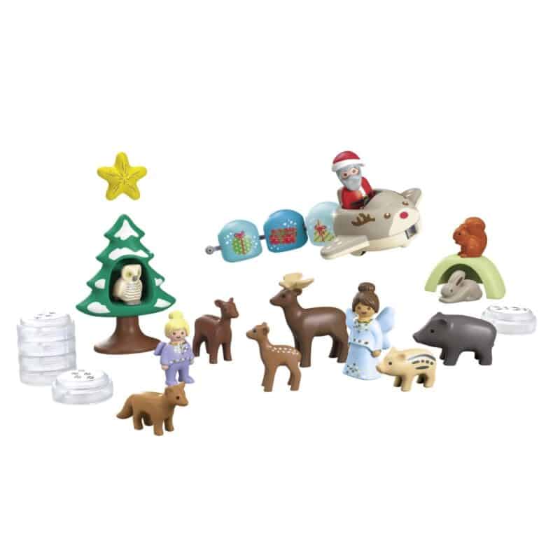 calendrier de l'avent Playmobil Junior 70297 avec figurines et animaux pour enfant à partir de 1 ans