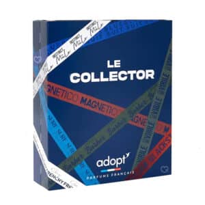 coffret beauté bleu calendrier de l'avent adopt homme 2024 avec 12 parfums pour la gente masculine