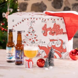coffret biere francaise artisanale calendrier de l'avent bières de France 2024 contenant 24 bières artisanales