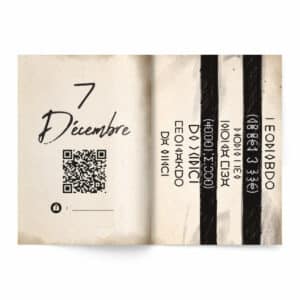 calendrier de l'avent escape game 2024 présenté sous forme de livre contenant 24 enigmes et casse tete pour adulte