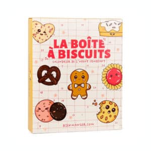 calendrier de l'avent biscuits 2024 contenant des gourmandises sucrées pour un décompte gourmand