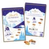 Calendrier de l'avent Les Pyréréens 2024 contenant 24 chocolats Recette Lindt au lait, noir, caramel..