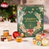 calendrier de l'avent miel Les Abeilles de Malescot contenant 24 miels et gourmandises (nougat, bonbon , miels)