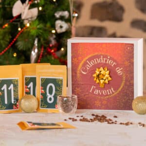 calendrier de l'avent café artisanal 2024 Arlo's Coffee contenant 24 sachets de cafés torréfiés