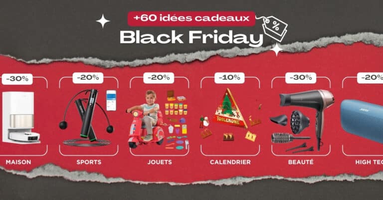 60 idées cadeaux en promotion black friday