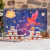Calendrier de l'avent confitures de la hoube 2024 contenant des confiture et gelée aux fruits