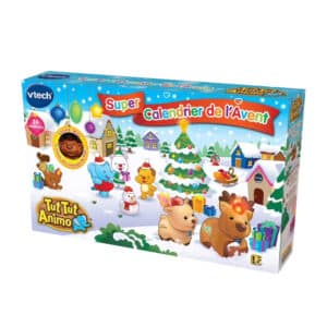 Calendrier de l'Avent Jouet Vtech Tut Tut Animo avec véhicules animaux et jeux pour enfant de 1 à 5 ans