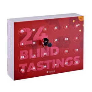 Calendrier de l'avent vins mystères 2024 contenant 24 bouteilles de vin rouge; blanc rosé à déguster à l'aveugle